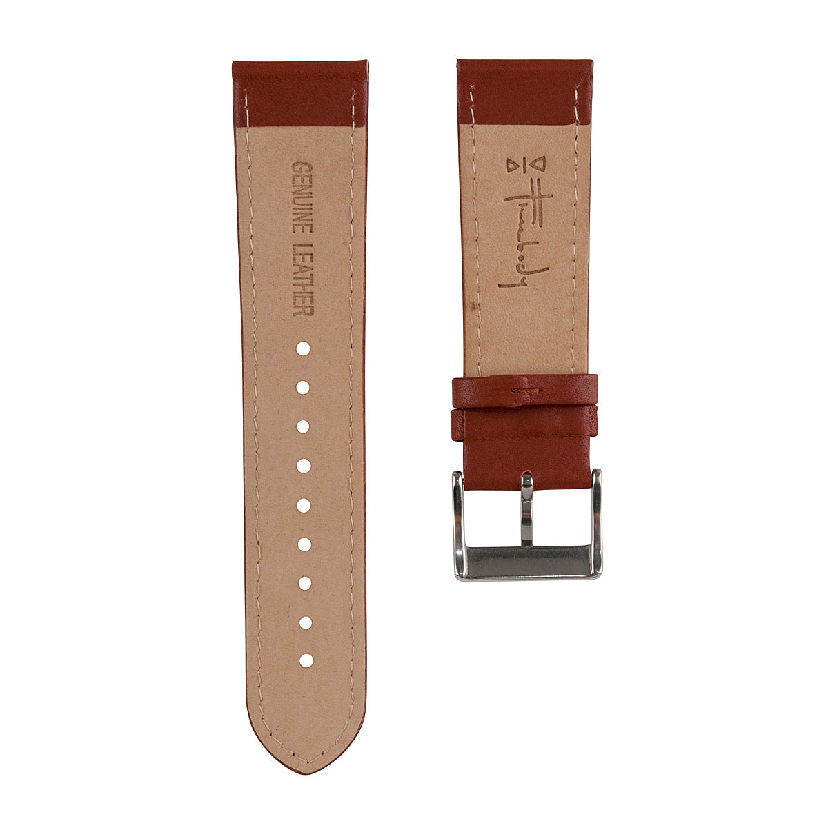 Tan Genuine Leather Watch Strap