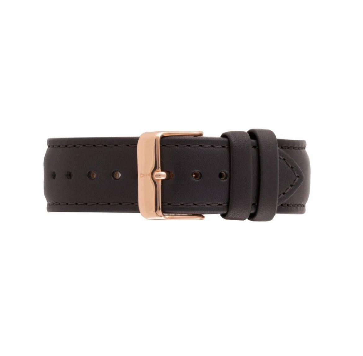 Black Watch Strap / Rose Gold Buckle