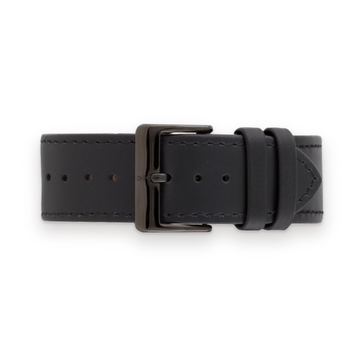 Freebody KR Series black leather watch strap