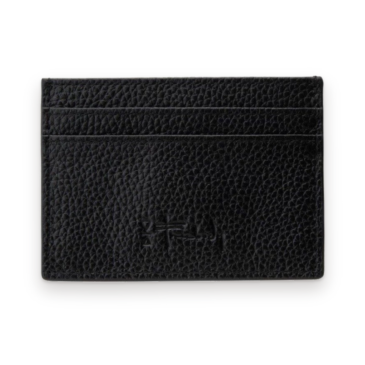 Freebody slim leather card holder, black