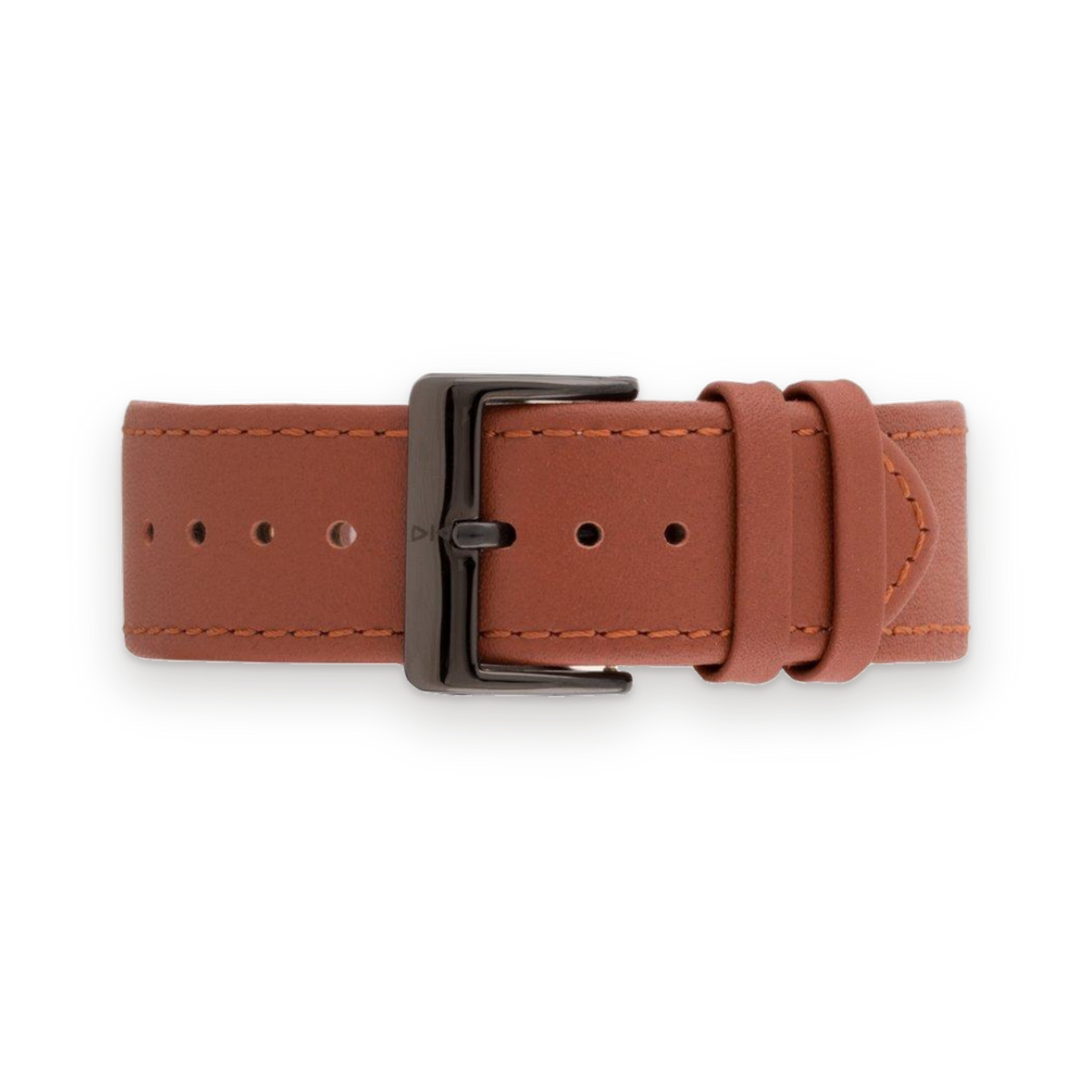 Freebody KR Series tan leather strap, black buckle